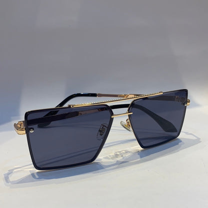 May yam glossy gold Frame gray Shade Unisex Sunglass 22003 60 14 143