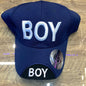 Navy Blue Colour Boy With Logo Design Sports Cap 913027