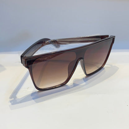 Cug Glossy Brown Frame Brown Shade Unisex Sunglass GG0268 59 14 145