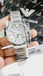 Mra Silver Chain White Dial Premium Quality Man Watch