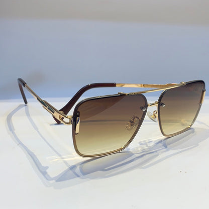 TID Golden Frame Yellow Shade Unisex Sunglass 22233 59 13 -140