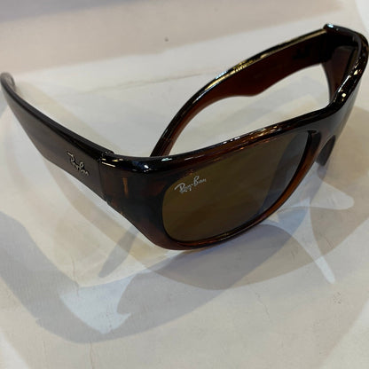 YAR RB Glossy Brown Frame Brown Shade Unisex Sunglass RB4177 55 20 127