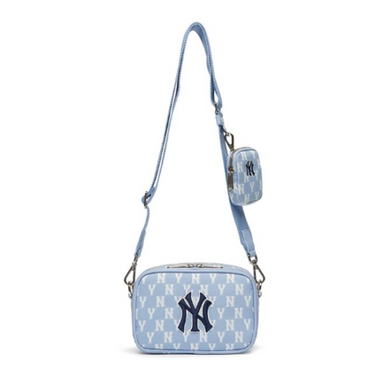 YN BLM Blue Colour YN Monogram Logo Premium Quality Unisex Side Bag