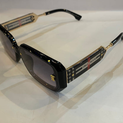 RUB Black Frame Black Pink Shade Unisex Sunglass 8312 54 18-140