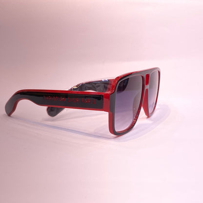 Oid Glossy Black Red  Frame Black Shade Sunglass 125960 14-147