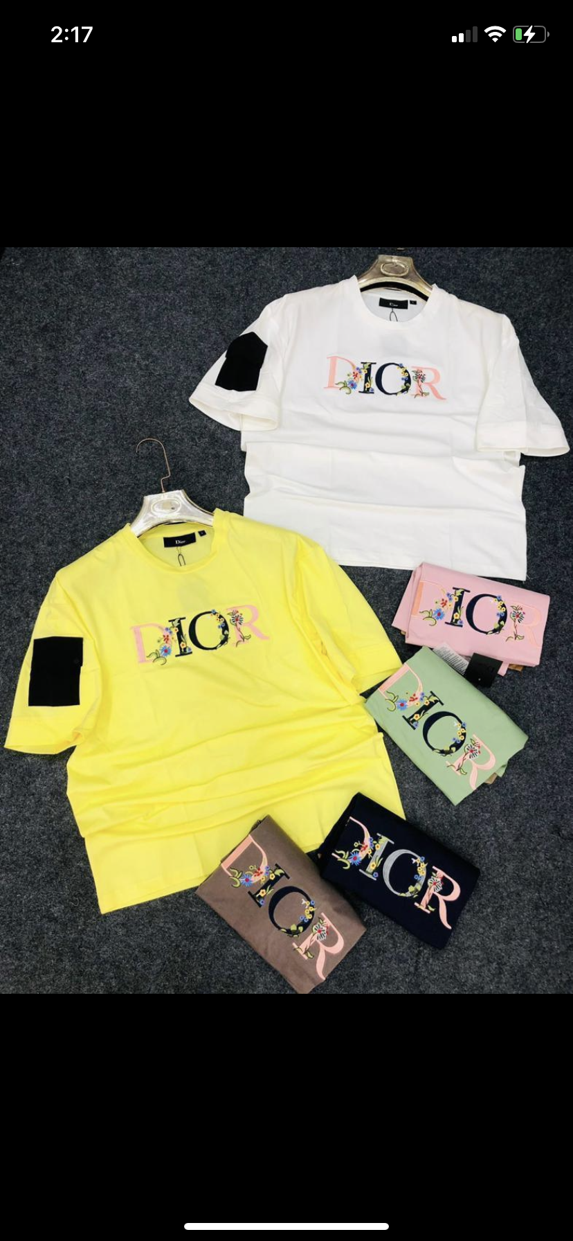 White Colour DIO OID Drop Shoulder T-Shirt