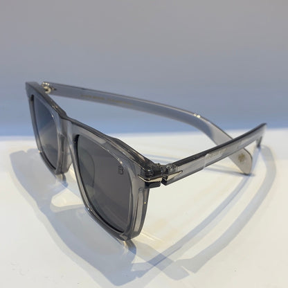 BD Transparent Grey Frame Grey Shade Sunglass B220956 15-148