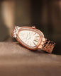 LVB Cooper Chain White Dial With Diamond Stud Ladies Watch 402007
