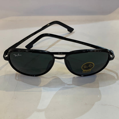 YAR RB Black Frame Black Shade Unisex Aviator Sunglass RB4414 58 14-135