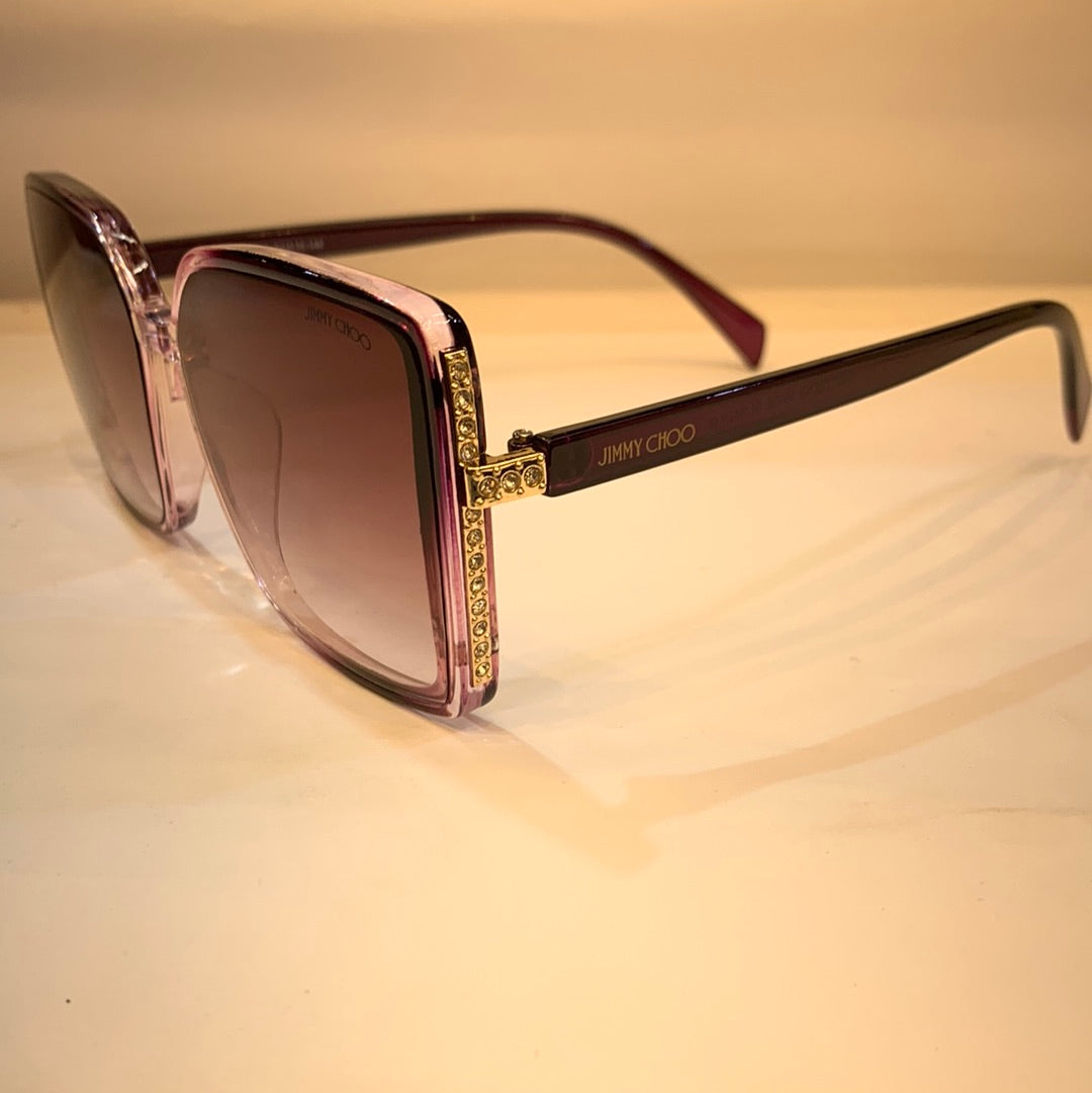 MIJ Purple Frame Pink Shade Unisex Sunglasses A30115 60 15 146