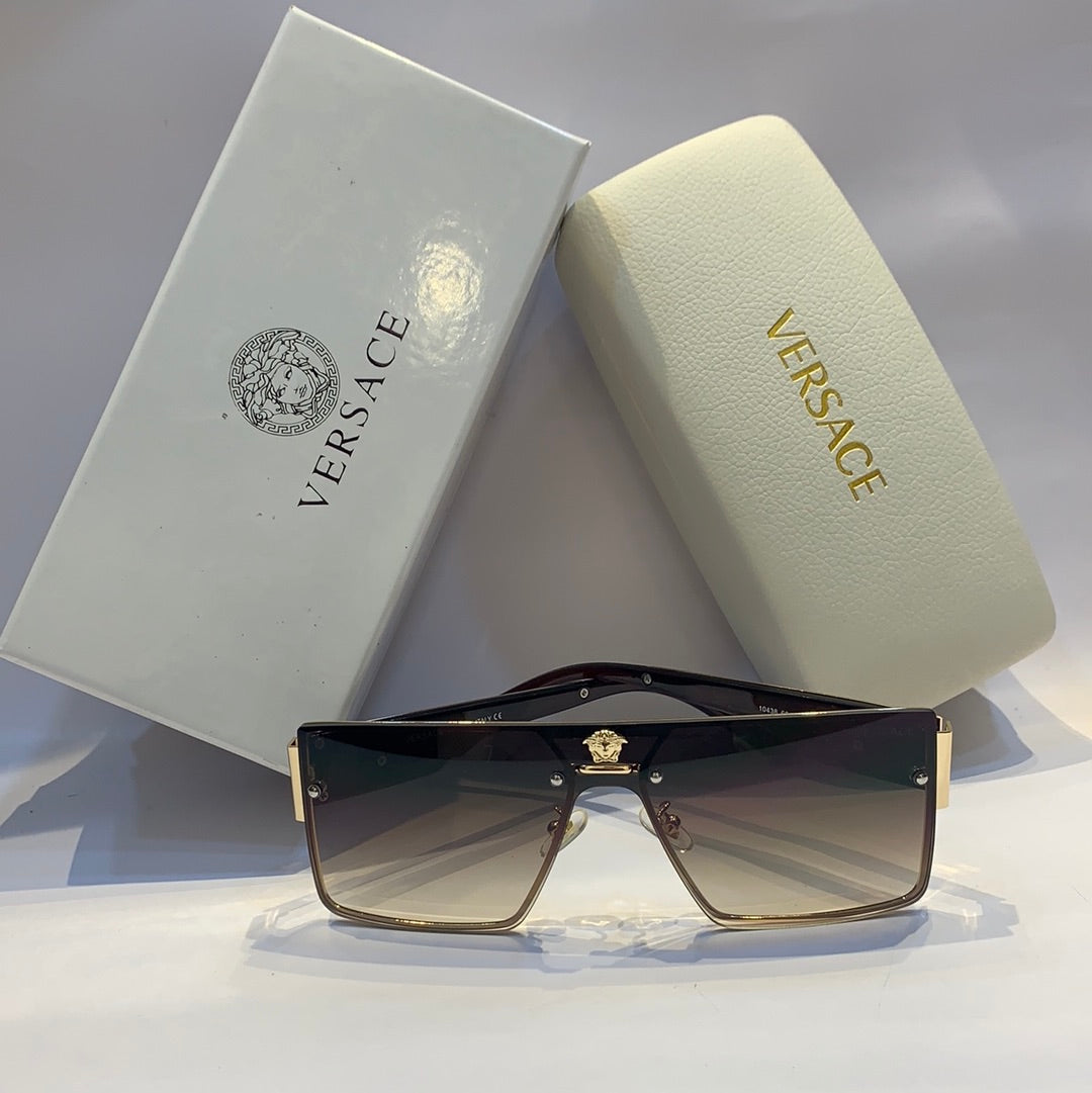 Ver rev Glossy red gold Frame brown Shade Unisex Sunglass 10438 60 16 145