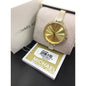 KM Gold Chain Gold Dial Diamond Studded Ladies Watch 493130