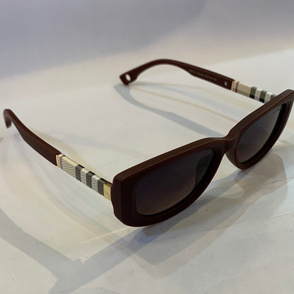 RUB Matte Maroon Frame Black Shade Sunglasses 99018 COL05 53 19-150