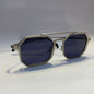 May yam glossy silver Frame blue Shade Unisex Sunglass 2186 58 18 148