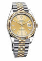 Lor Silver Gold Chain Yellow Dial Automatic Men’s Watch 401911