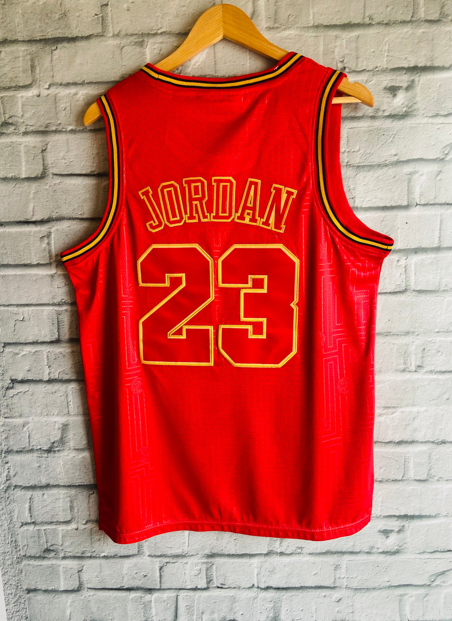 Red Yellow Bulls Colour Jersey Imported Quality 110339