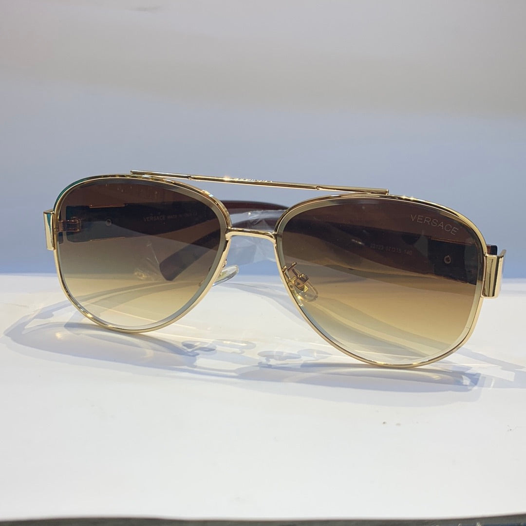 Rev Gold Frame Yellow Shade Unisex Sunglass 22123 57 15 140