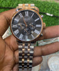 Sit Sliver Cooper Chain Black Dial Chrono working Men Watch  400438