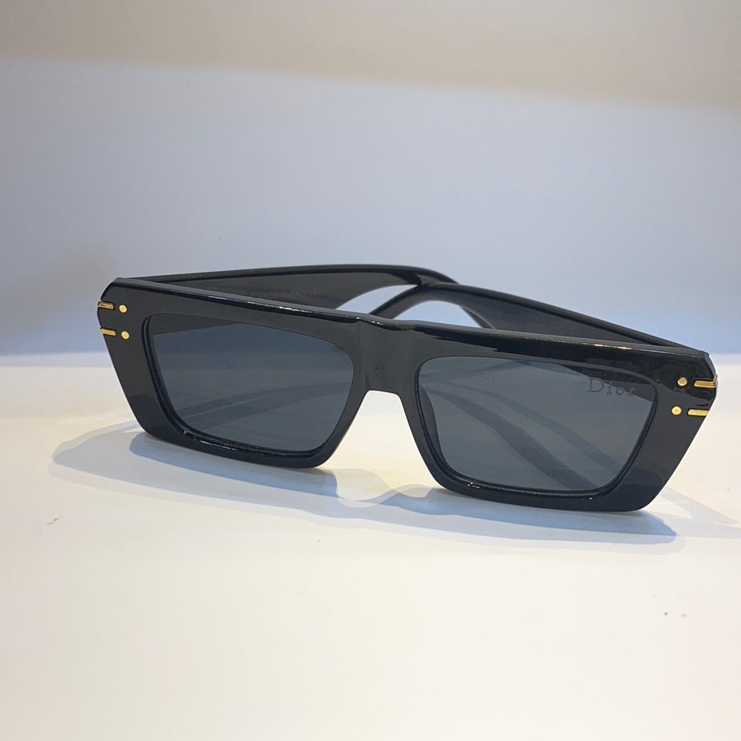 Oid  Black Frame Black Shade Unisex Sunglass