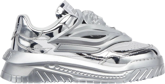 Ver Rev Sliver Colour  Caged Rubber Medusa Sneaker Shoes