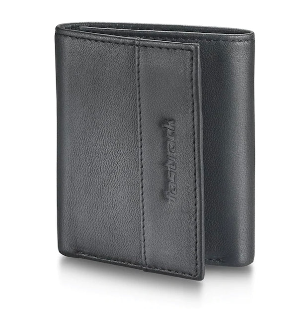 BLACK LEATHER TRIFOLD Men Wallet