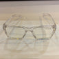 RAM Glossy Transperent Frame Transperent Shade Unisex Sunglasses 86302 54 20 146