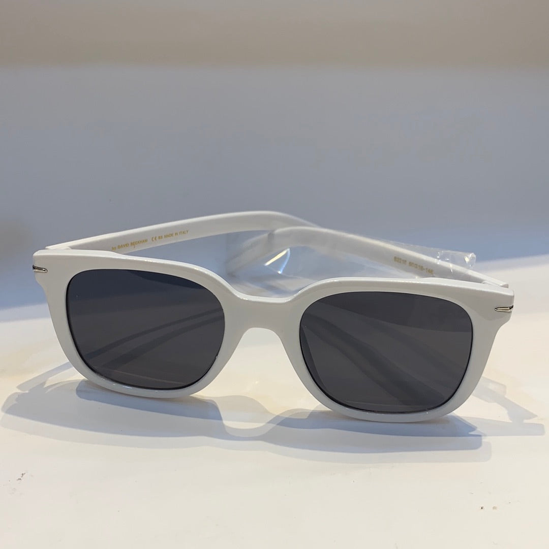 BD White Frame Black Shade Unisex Sunglass B2210 60 16-146