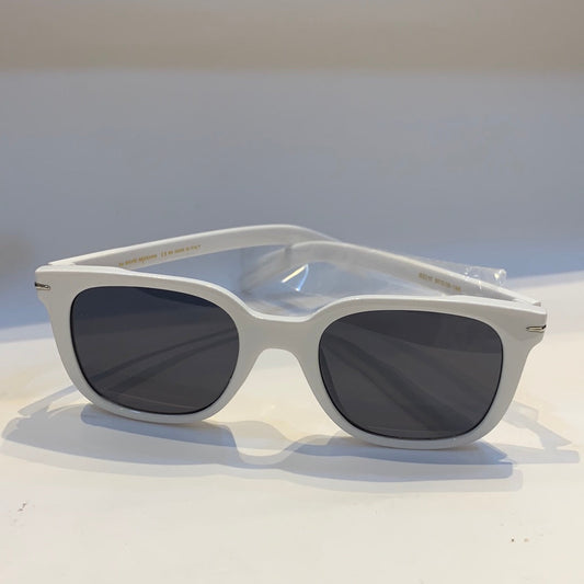 BD White Frame Black Shade Unisex Sunglass B2210 60 16-146