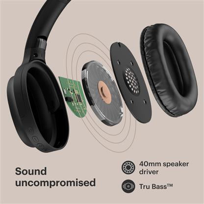 Noise One On-Ear Bluetooth Headphones with Mic, with 16 Hour Playtime