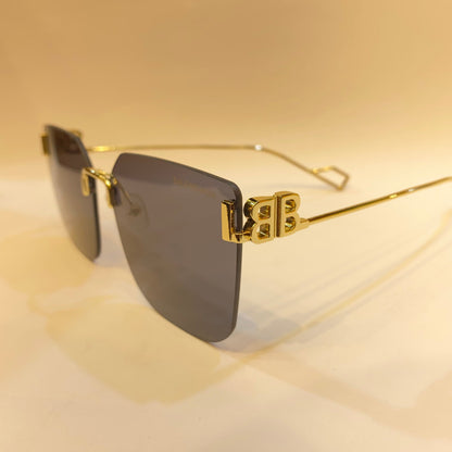 LAB Gold Frame Black Shade Unisex Branded Sunglasses