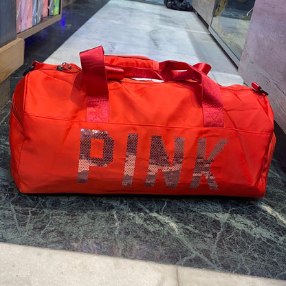 PINK Duffle Gym Travel Bag Unisex 3937