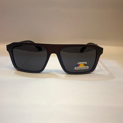 YAM Matte Black Frame Black Shade Unisex Sunglass AB2019 56 16-135