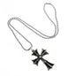 Cross Jewel Sliver Chain Necklace