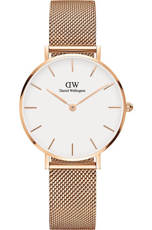 Wd Copper Chain White Dial Slim Formal Casual Watch with Original Box Ladies Chain Watch