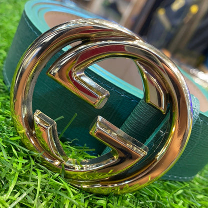 Green Gold Leather 900243