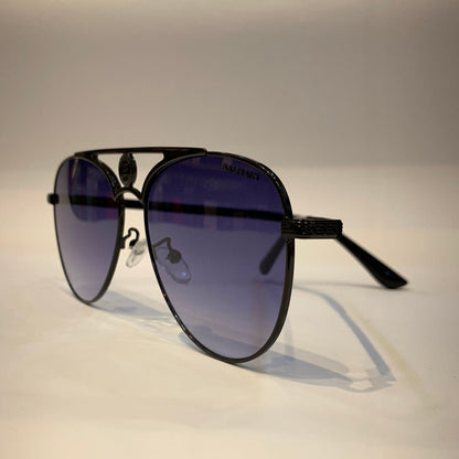 Lab Bal Black Frame Blue Shade Sunglass B85-7257 12-142