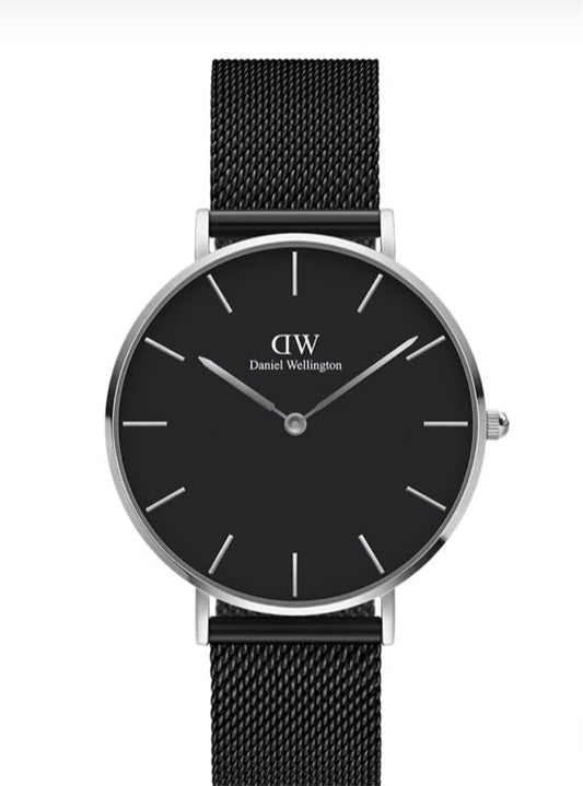 Wd Black Chain Silver Ring Black Dial Formal Men Watch 901380