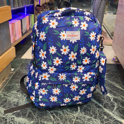 Floral Print Backpack Kids Girls Boys Beach Picnic Bag 3440