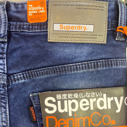 PUS Navy Blue Faded Straight Fit Branded Designer Men’s Jean’s PUS 1985