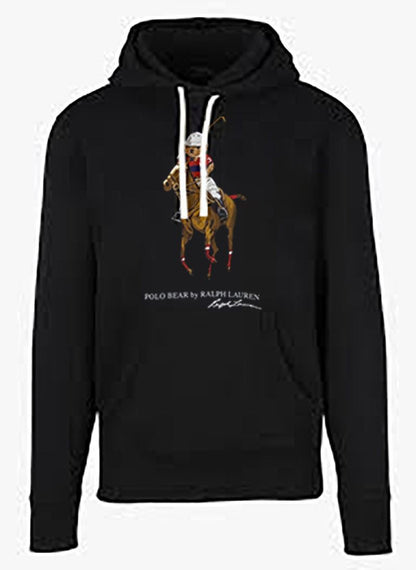 RL LOP POL Teal Colour Hoodie Teddy Bear Man Unisex  9152