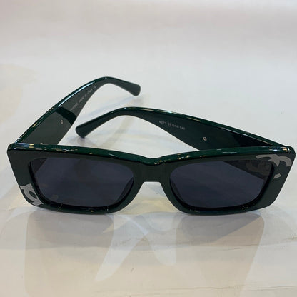 AHC Green Frame Black Shade Unisex Sunglass 8273 55 18-140