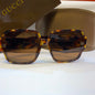 CUG Glossy Leopard Frame Brown Shade Unisex Branded Sunglasses 6203 6515-143