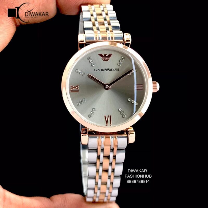 Mra Silver Copper Chain Silver Dial Ladies watch 401039