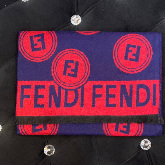 Fen Nef Navy Blue Colour With Red Nef Logo Imported Muffler 49079