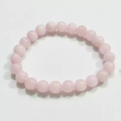 Rose Quartz Bracelet Natural Stone Unisex Bracelet