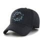 Black Blue Line Miami Dolphins Cap 400445