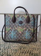 CUG GUC Brown Authentic Tiger Print Ladies Tote Bag 9301