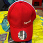 Red Colour Sup Pus With Embroidered Design Sports Cap 913048