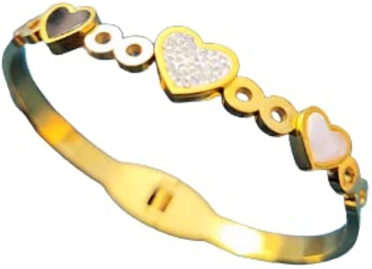 Copper Color With Hreat Design Premium Quality Kada Bracelet 502391