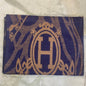 Her Reh Navy Blue Colour With Cream Reh Logo Imported Muffler 49043